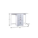 Fold-out Organizer and Craft Desk  Warm Home View