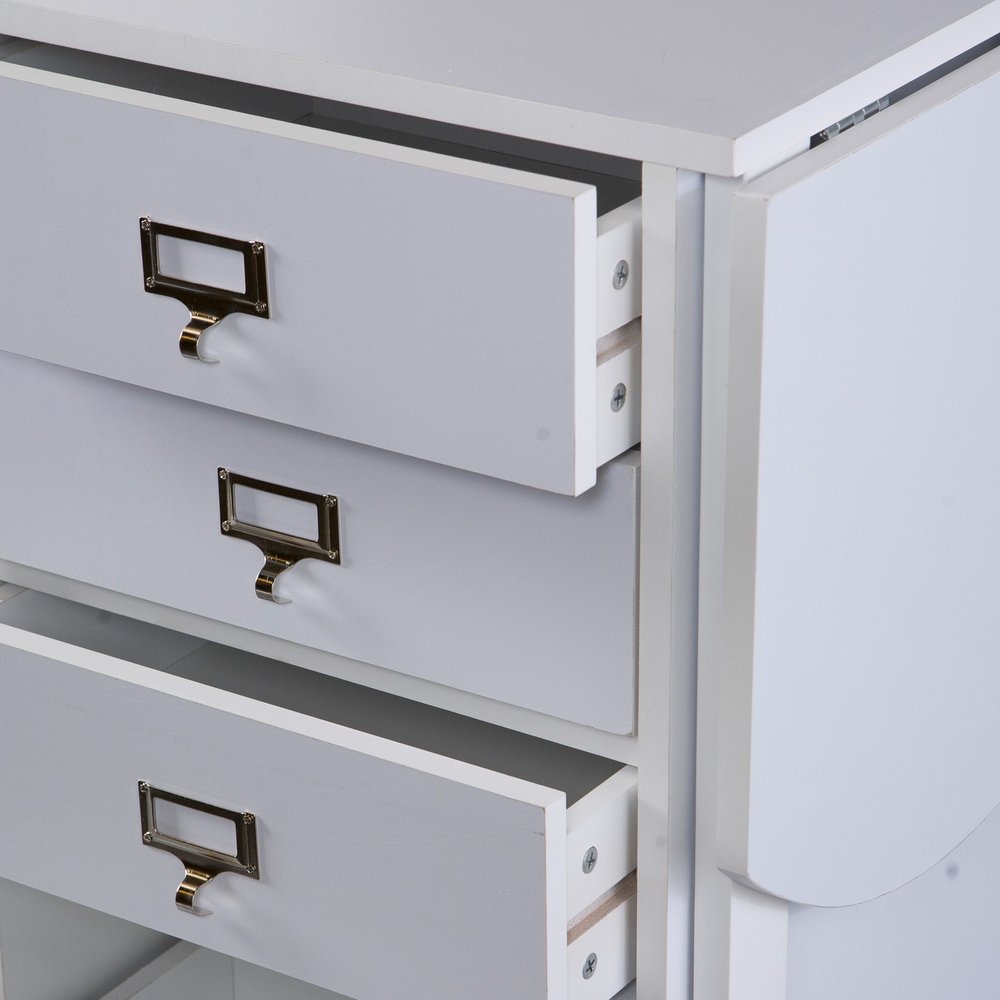 Fold-out Organizer and Craft Desk  Warm Home View