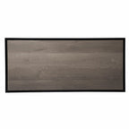 44" Gray and Black Wood Pedestal  Warm Home View