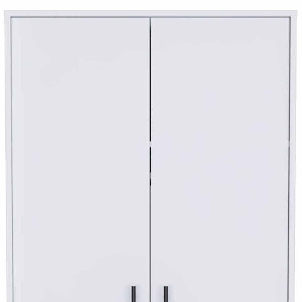 71" Light Gray Wood Single Drawer Combo Dresser  Warm Home View