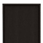 79" Modern Black Pantry Cabinet with Five Shelves  Warm Home View