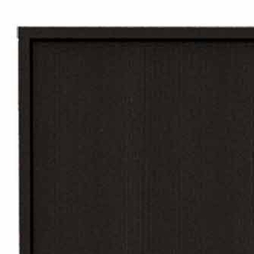 79" Modern Black Pantry Cabinet with Five Shelves  Warm Home View