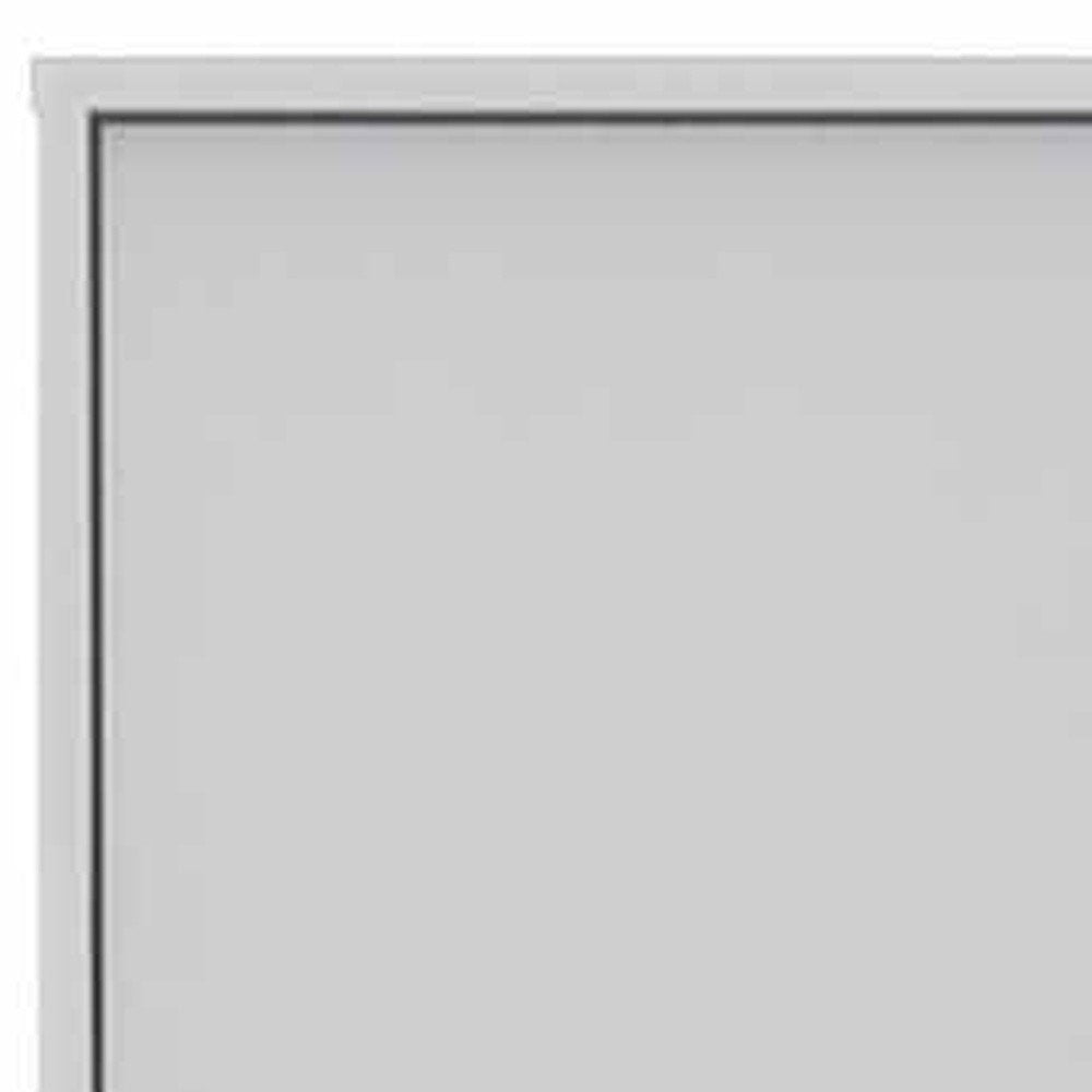 78" Modern White Pantry Cabinet with Five Shelves  Warm Home View