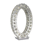 Oval Crystal Extravaganza 17.5" Table Lamp // Led Strip  Warm Home View