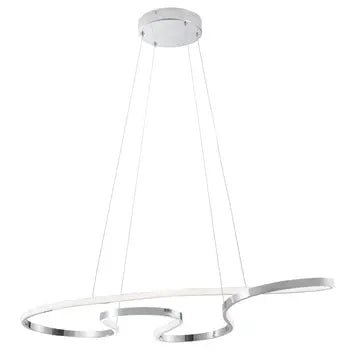 Shanghai LED Adjustable Chandelier // Chrome  Warm Home View