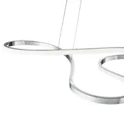 Shanghai LED Adjustable Chandelier // Chrome  Warm Home View