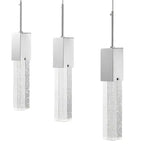 Sparkling Night Adjustable Crystal Chandelier // 5 Light  Warm Home View