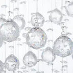 Crystal Chandelier Double Helix// 7 Light, 38" Hanging Length  Warm Home View