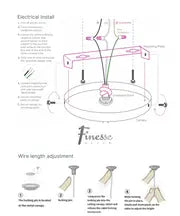 Knotted LED Dimmable Chandelier // Sandy Gold  Warm Home View