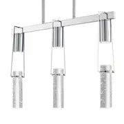 Harmony 3 Light Chandelier // Chrome  Warm Home View