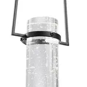 Harmony 3 Light Chandelier // Matte Black  Warm Home View