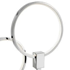Hong Kong LED Tall Table Lamp //  Chrome  Warm Home View