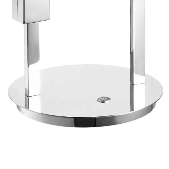 Hong Kong LED Tall Table Lamp //  Chrome  Warm Home View