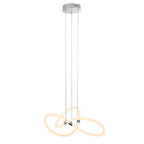 Daisy LED Adjustable Chandelier // Chrome  Warm Home View