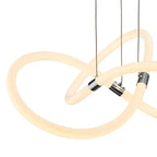 Daisy LED Adjustable Chandelier // Chrome  Warm Home View