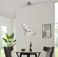 Knotted LED Dimmable Chandelier // Chrome  Warm Home View