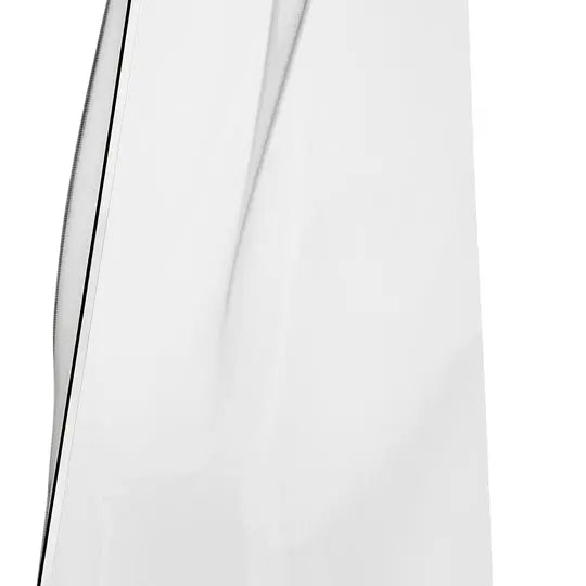 Acrylic Lace Floor Lamp // Chrome  Warm Home View
