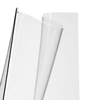 Acrylic Lace Floor Lamp // Chrome  Warm Home View
