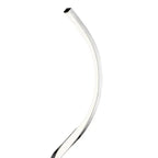 Modern Spiral Integrated LED Table Lamp, Chrome  Warm Home View