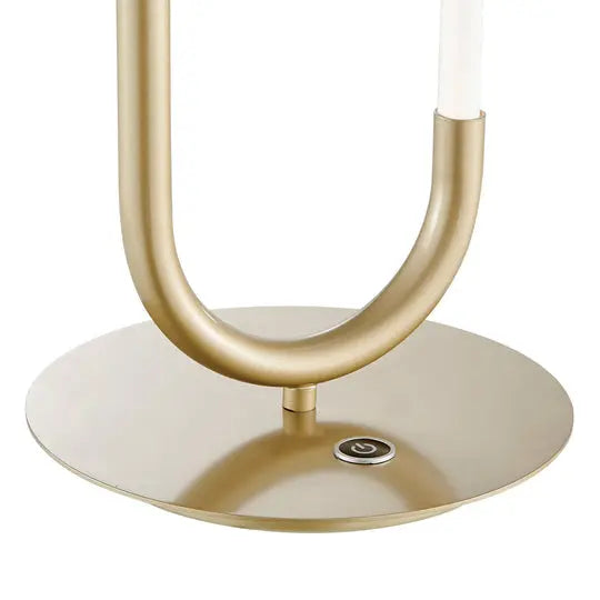 LED Single Clip Table Lamp // Sandy Gold  Warm Home View