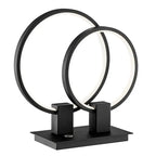Hong Kong LED Short Table Lamp // Matte Black  Warm Home View