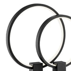 Hong Kong LED Short Table Lamp // Matte Black  Warm Home View