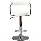 White Swivel Counter Height Bar Stools 2-Piece  Warm Home View
