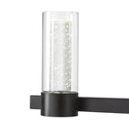 Victory 12 Light Chandelier //  Matte Black  Warm Home View