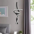 Hamburg LED Chandelier // Black  Warm Home View