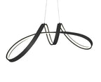 Bucharest LED Chandelier // Black  Warm Home View