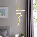 Hamburg LED Chandelier // Sandy Gold  Warm Home View