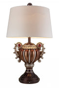 Tall Bronze Urn Shaped Table Lamp  Warm Home View