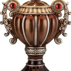 Tall Bronze Urn Shaped Table Lamp  Warm Home View