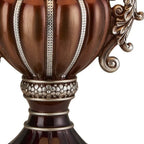 Tall Bronze Urn Shaped Table Lamp  Warm Home View