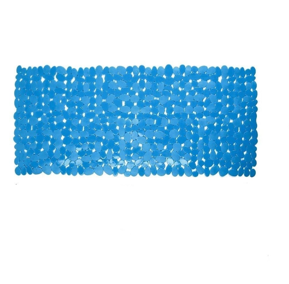 35" Blue Spa Pebbles Non Slip Bathtub Mat  Warm Home View