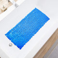 35" Blue Spa Pebbles Non Slip Bathtub Mat  Warm Home View