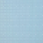 40" Light Blue Geometric Tiles Non Slip Bathtub Mat  Warm Home View