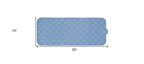 40" Blue Bubbles Non Slip Bathtub Mat  Warm Home View