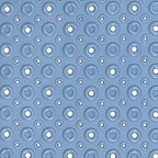 40" Blue Bubbles Non Slip Bathtub Mat  Warm Home View