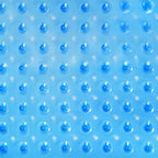 40" Translucent Blue Bubbles Non Slip Bathtub Mat  Warm Home View