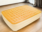 Dreamy Golden Inflatable Queen Size Air Mattress  Warm Home View