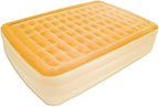 Dreamy Golden Inflatable Queen Size Air Mattress  Warm Home View