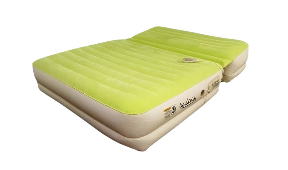 Incline Adjustable Moss Green Inflatable Queen Size Air Mattress  Warm Home View