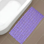35" Purple Spa Pebbles Non Slip Bathtub Mat  Warm Home View