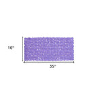 35" Purple Spa Pebbles Non Slip Bathtub Mat  Warm Home View