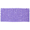 35" Purple Spa Pebbles Non Slip Bathtub Mat  Warm Home View