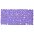 35" Purple Spa Pebbles Non Slip Bathtub Mat  Warm Home View