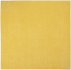 9' Yellow Square Indoor Outdoor Area Rug  Warm Home View