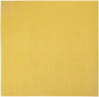 9' Yellow Square Indoor Outdoor Area Rug  Warm Home View