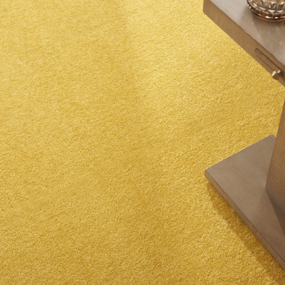 9' Yellow Square Indoor Outdoor Area Rug  Warm Home View